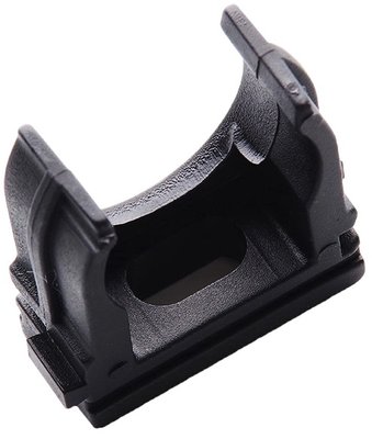 APRO Клипса для гофры 16 мм черная (пач. 100 шт.) 28091 фото